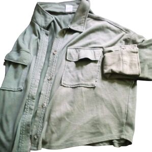 Olive Green sz(19) No Boundaries cotton & polyester jacket